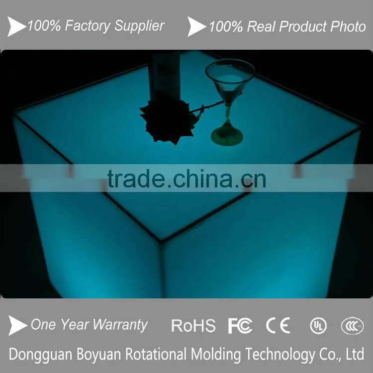 Waterproof 16 color change modern led cube 80cm