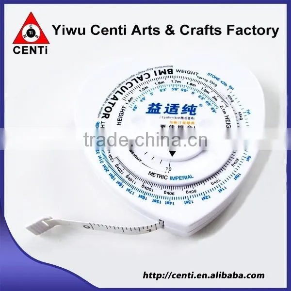 Hot Sale Heart Shape BMI Tape Measure Scale