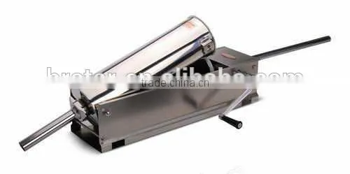16LBS Horizontal Stainless Steel Sausage Stuffer, Sausage Maker Machine, Sausage Filler