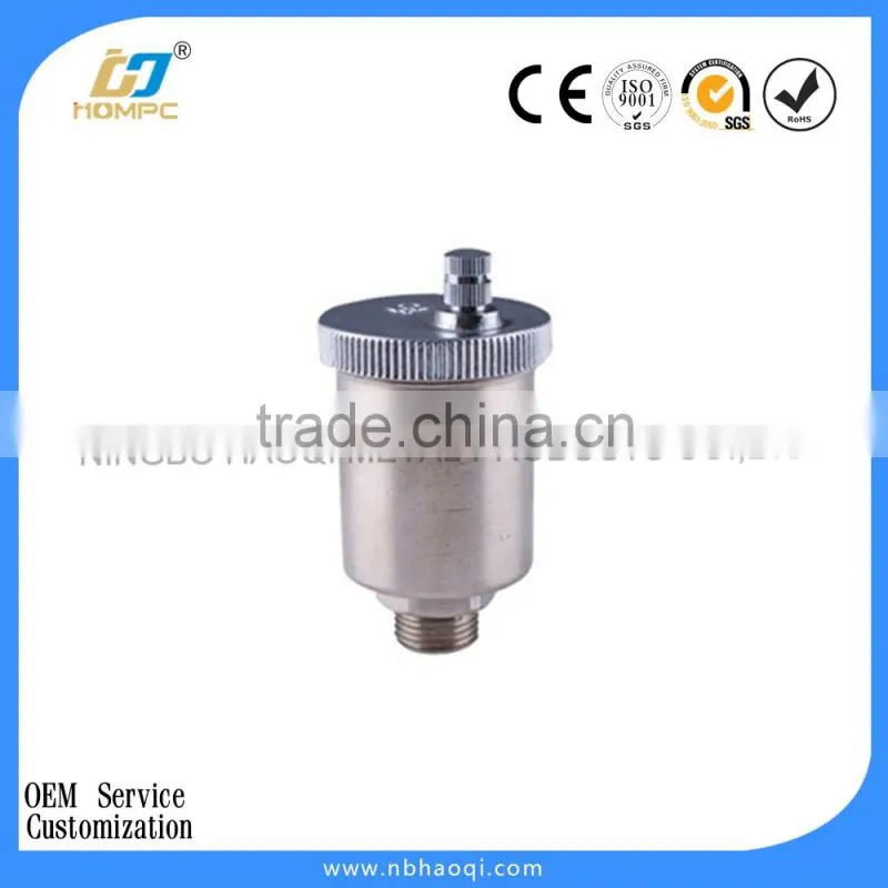 Automatic adjustable brass low pressure air relief valve