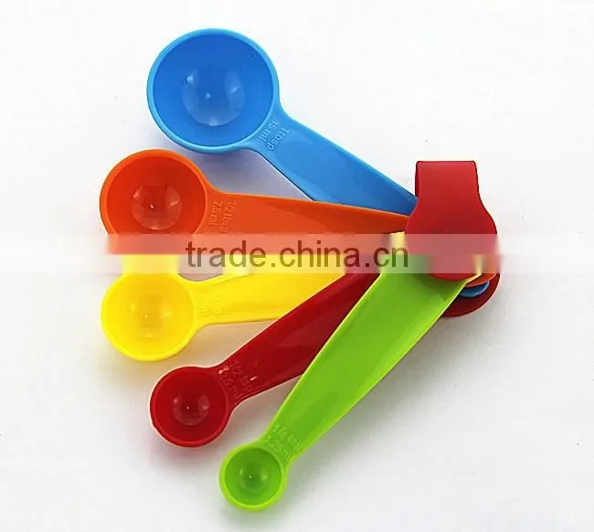 JH5504 New design colorful plastic measuring spoon