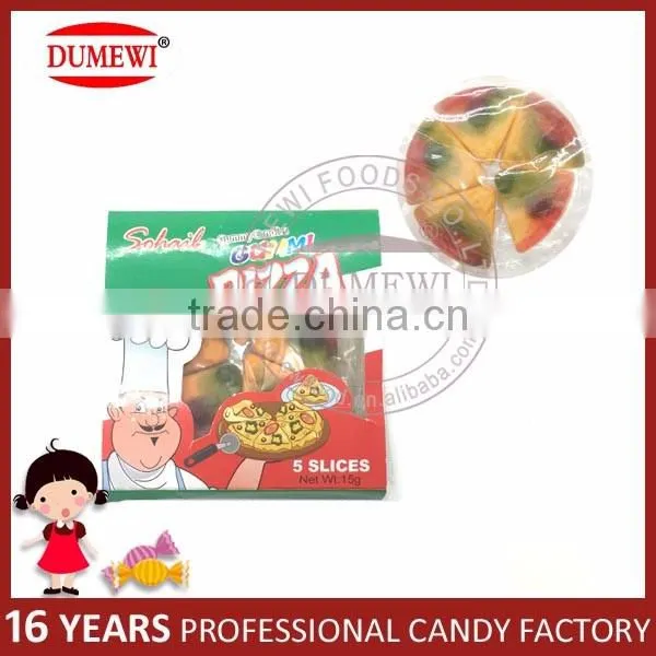 15g Fruit Pizza Shape Gummy Candy