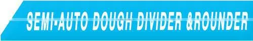 Newest automatic dough divider rounder