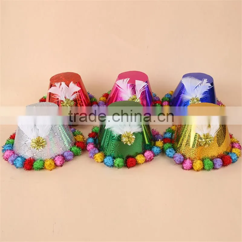 Nice good quality Christmas paper hat/cap for decoration party or christmas