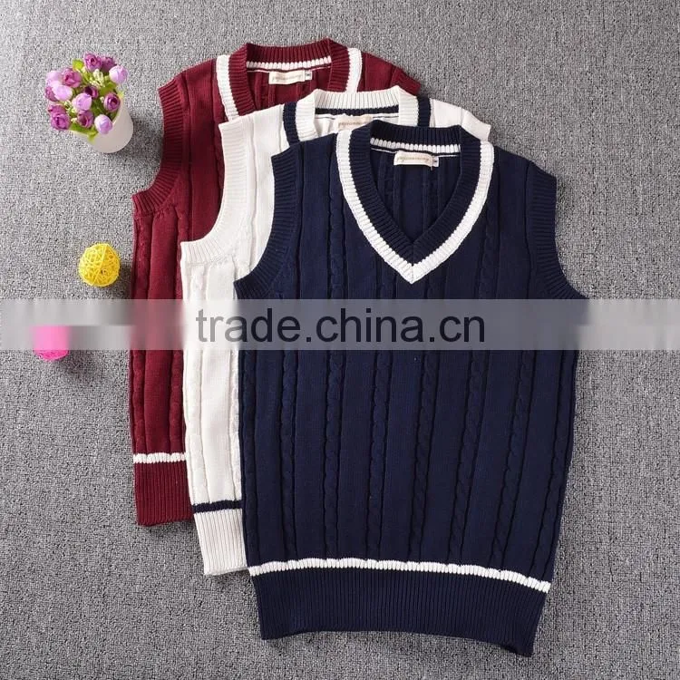 Hottest design kids school uniforms vest colours