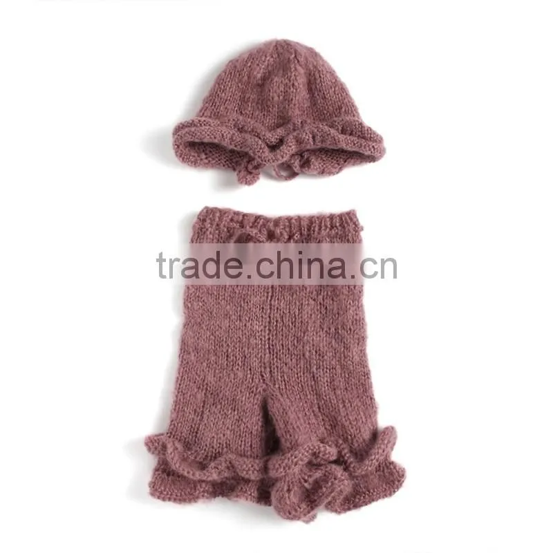 Baby Boy Photo Prop, Hat and Pants Set, Baby Outfit LBP20160218-6