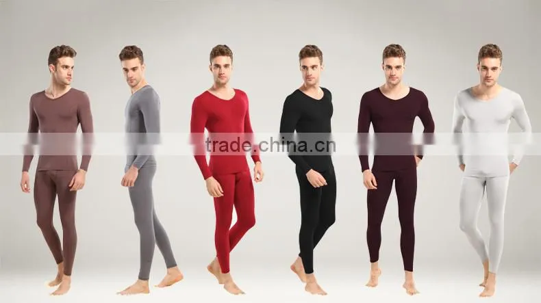 Custom Wholesale Comfortable Plain Couple Thermal Thin Pajamas