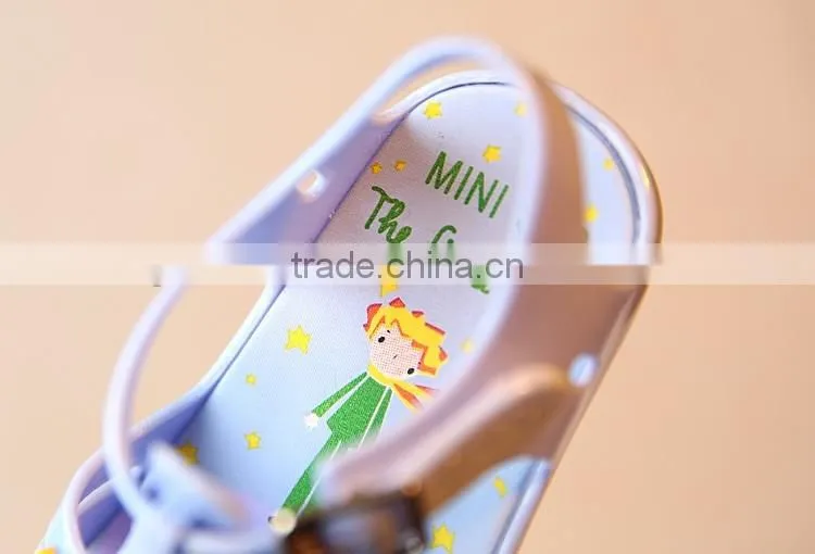 kids summer sandals, star design mini melissa sandals