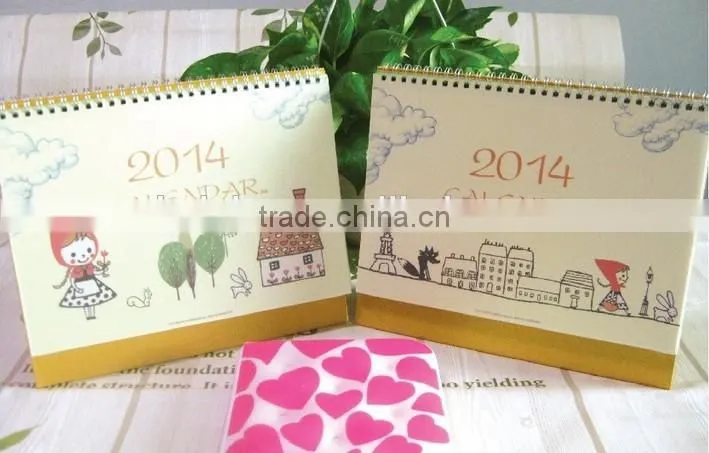 High Quality 2014 Calendar Desk Calendar/Calendar Printing