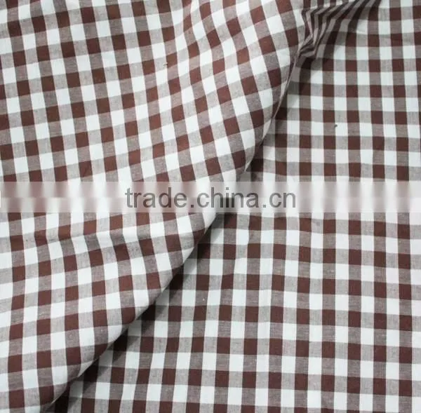 Wholesale Textile 100% Cotton Yarn Dyed Woven Fabric for shirt