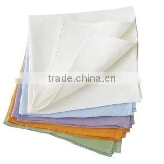 100% cotton white hotel napkin