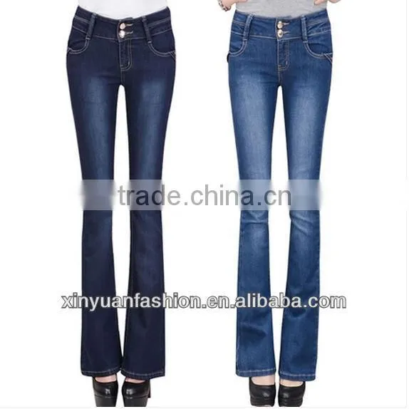 High waist trumpet skinny tight women jeanses pants