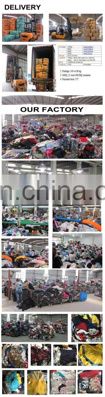 wholesale used clothing from China used clothing bales used clothing wholesale