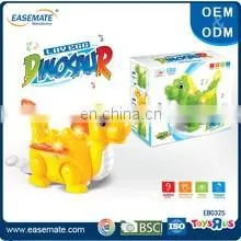 Most popular plastic universal electric dinosaur toy with light and music