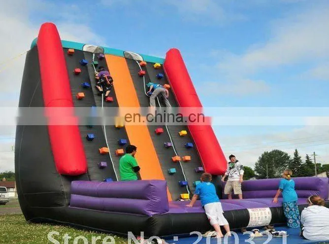 Outdoor Inflatable Climbing Wall/ inflatable sports game for children