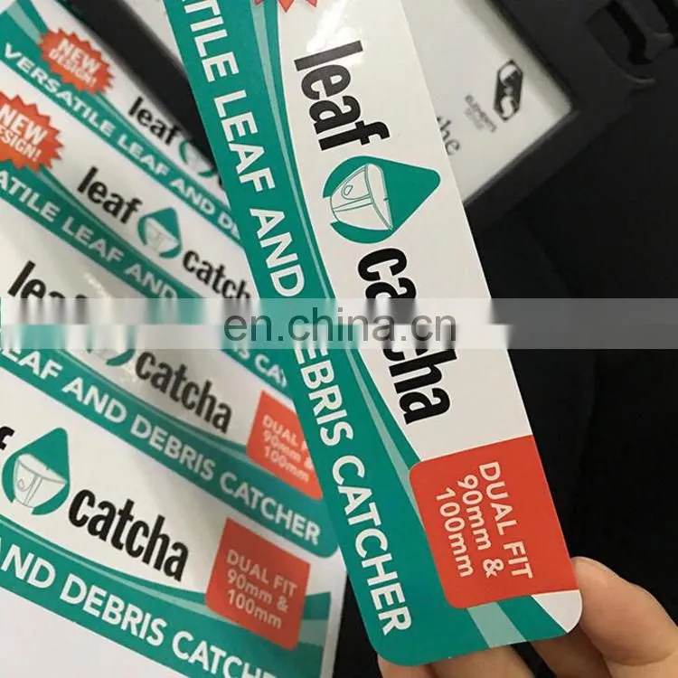 wholesale customized copper die cut coated paper adhesive stickers for pharmaceutical glass packaging label