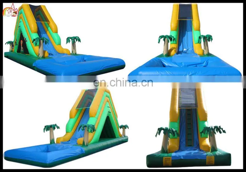 GB air commercial grade inflatable water slides , wahoo inflatable water slide , big water slides for sale