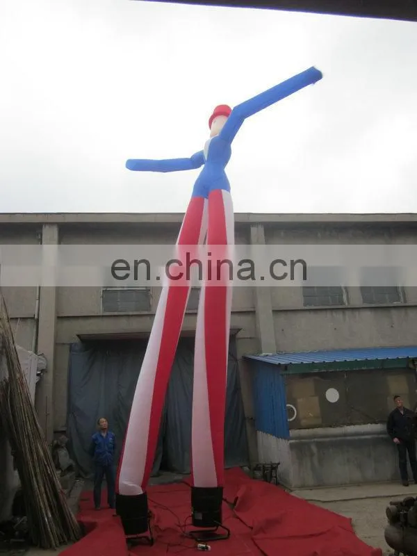 customized double leg giant dancing inflatable advertising man