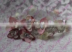 Aidocrystal luxury crystal rhinestone headpiece,pearl princess flower crown hair accessories