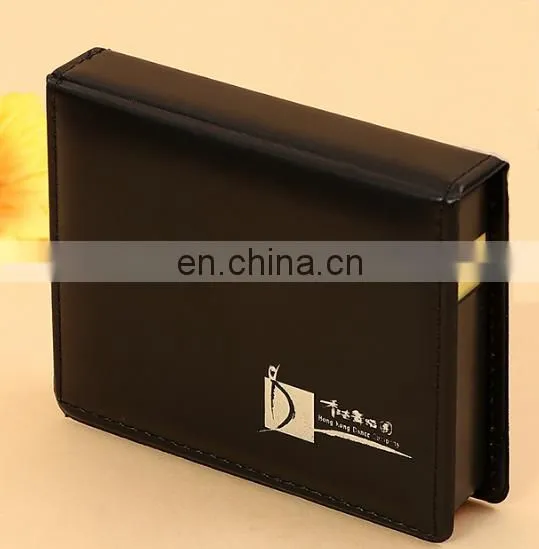 PU cover sticky note memo pad