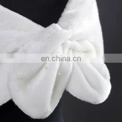 Grace Karin Ladies Faux Fur Elegant Winter White Bridal Wedding Shawls And Wedding Wraps CL2614
