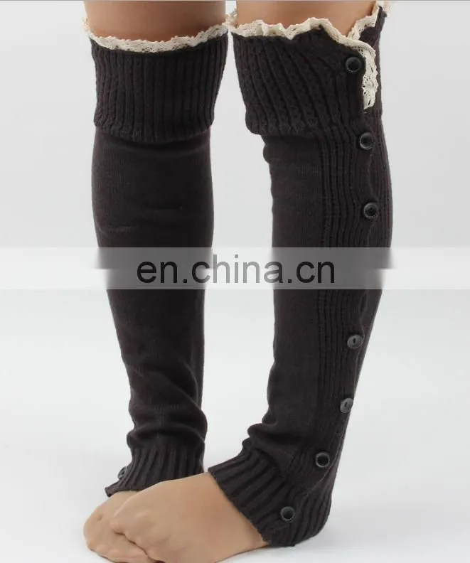 Hot sale Europe Ladies knitting lace legging
