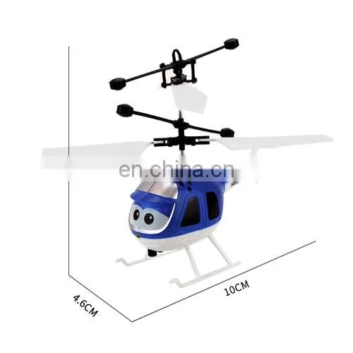Dropshipping 8188 2CH Infrared Sensor Hand Induction Mini Helicopter with LED Light