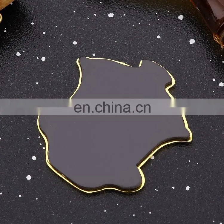 hot sale wholesale customized chinese red logo tea coaster with eva