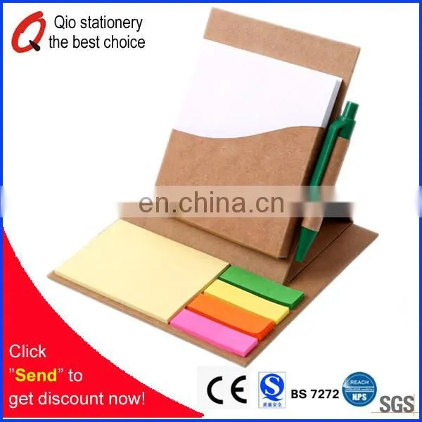 Recycled Notepad with Memo notebook stationery set for promotion with your designed logo