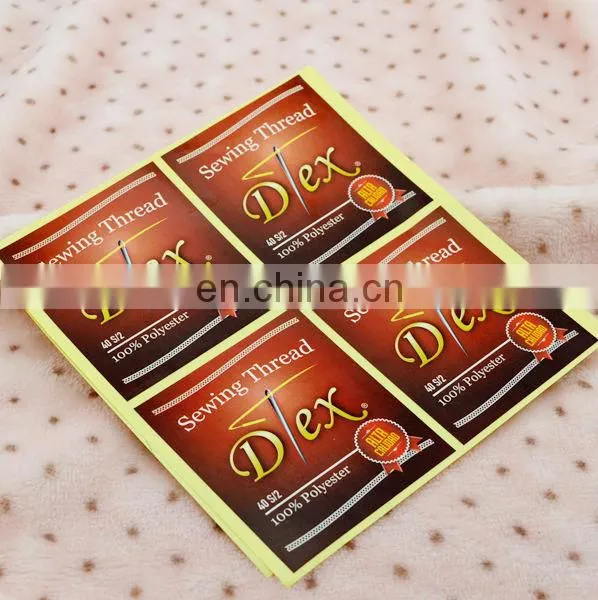 shining adhesive kraft paper label