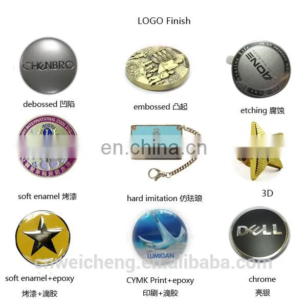 Fashion Cheap Custom Cut Out Round Metal Keychain