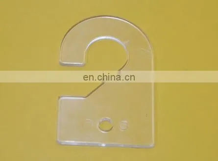 Plastic hook for socks packing