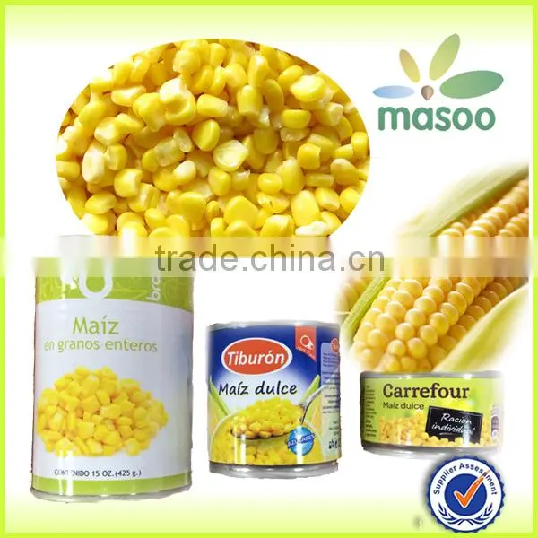 Corn, whole corn, corn kernel, sweet taste, canned product, lowest price from China