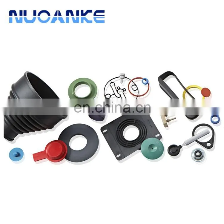 Custom NBR FKM Silicone EPDM Neoprene Flat Rubber Washer Seals Nitrile FPM Rectangular Square Round Rubber Gasket