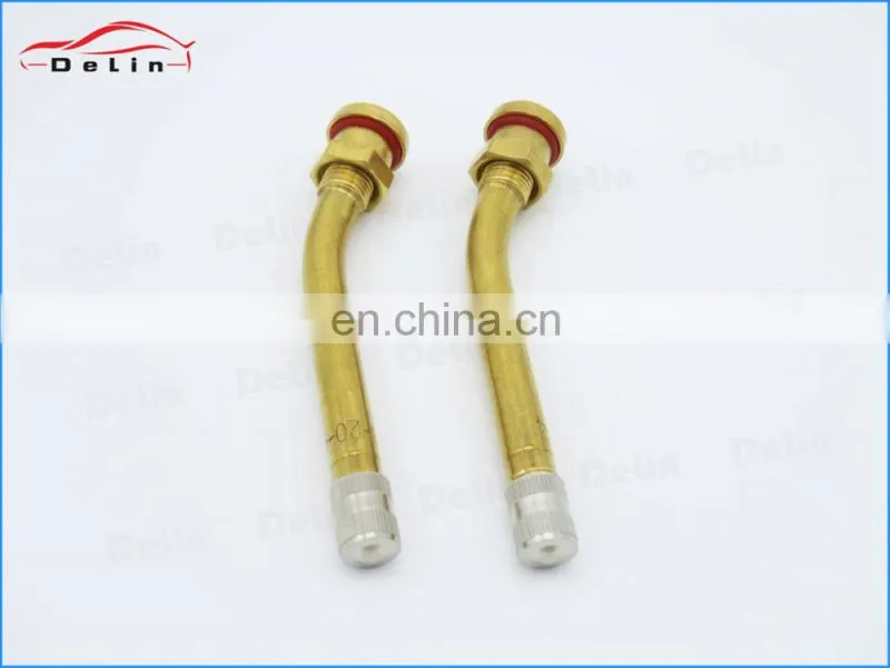 DeLin Standard hexangular V3-20-4 Brass Truck Tire Valve 27 Degree 85MM V3.20.4
