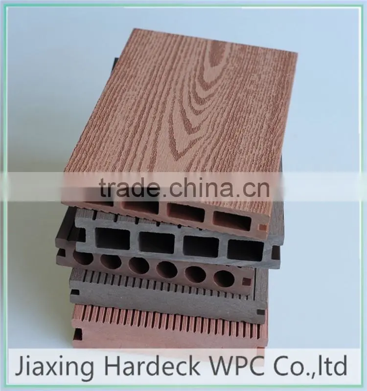 WPC smooth surface composite decking