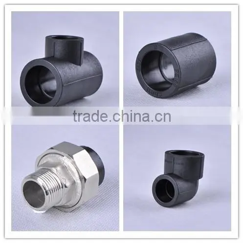 Top10 manufacture PE100 63mm poly pipe fittings