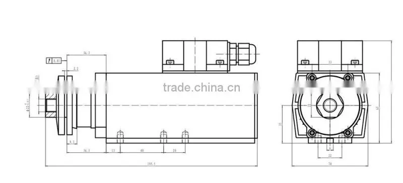 350w good quality hot sale air cooled desktop cnc router for hsd spindle cnc machine