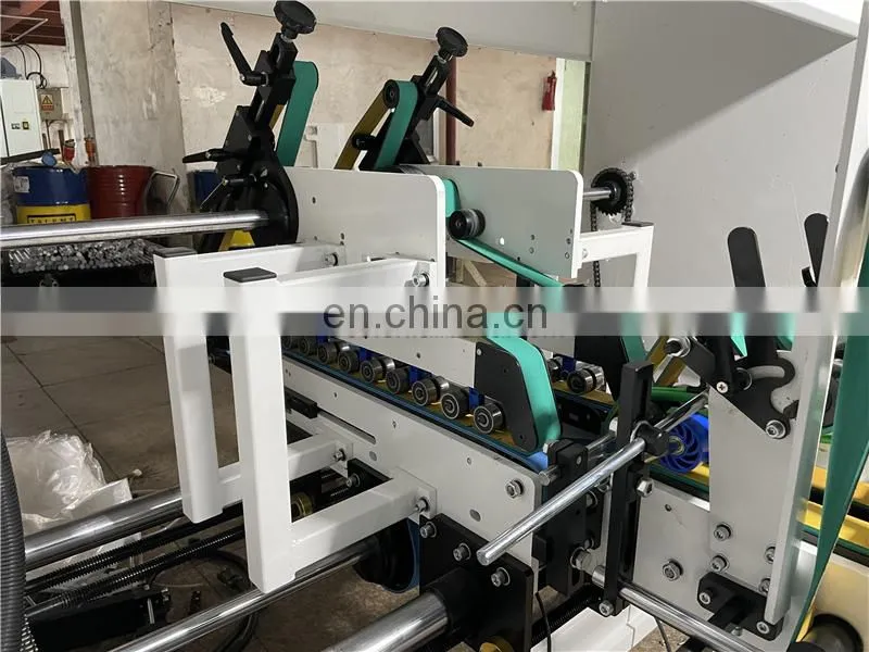 UFG1250B2A Automatic A B C D E Flute Box Folder & Gluer Machine with Patting Device System