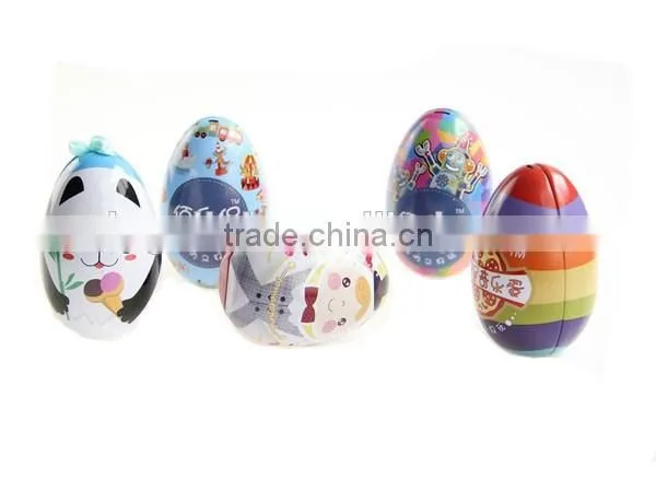 Hot sales small Egg-shaped metal box Gift Packaging