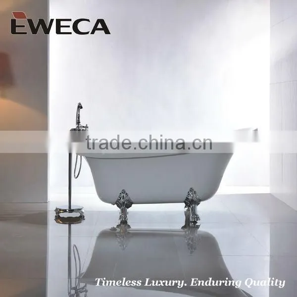 CE/CUPC Approved Claw Foot Bathtub, Tub with Four Legs, Acrylic Free Standing Bathtub