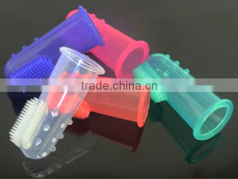 Easy Storage 100% Silicone Toddler Teeth Brushing