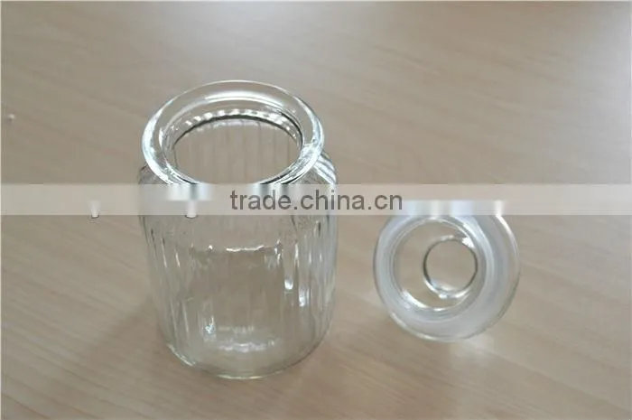 tall clear food container glass jar