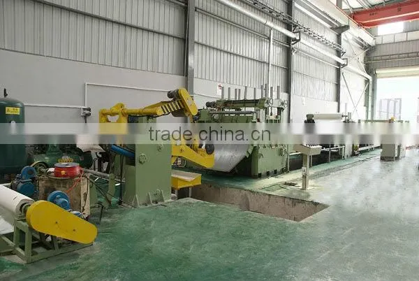 Iron coil shearing line