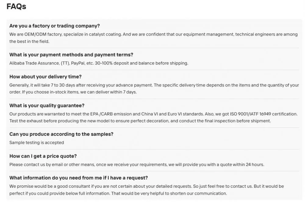 FAQ