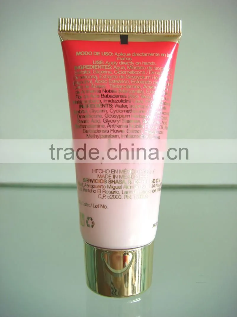 beautiful hand cream tube,plastic tube packaging