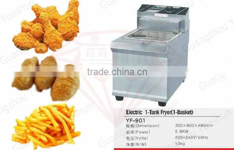 1-Tank 1-Basket luxury banana chips fryer