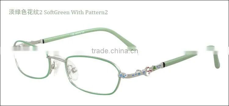 Classic design cheap but high quality full rim metal kids cartoon eyeglasses optical frames
