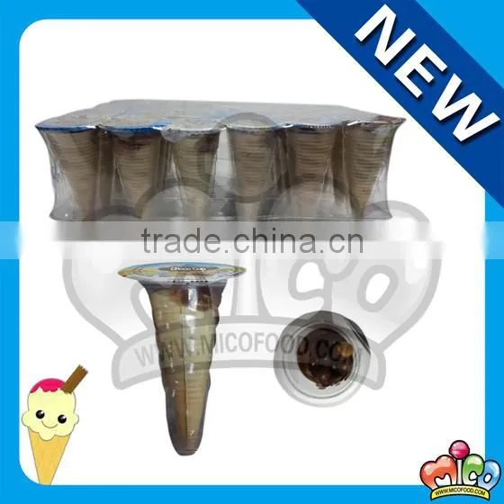 ice cream cone mini wafer chocolate cup
