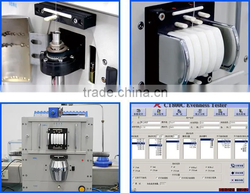 High quality automatic uster yarn evenness and hairiness tester